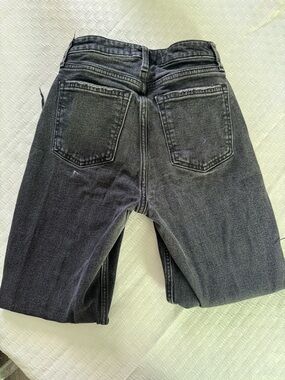 Abercrombie & Fitch Black Washed Ankle Jeans